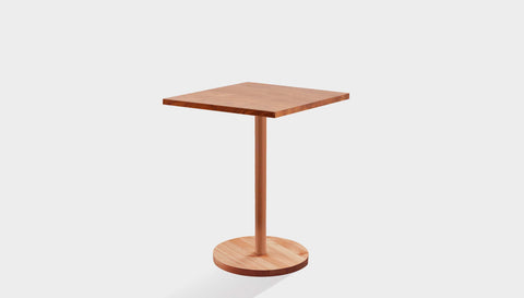 reddie-raw cafe & bar pedestal table 60dia x 75H *cm / Solid Reclaimed Wood Teak~Natural / Wood Bob Pedestal Square Cafe & Bar Table (2 heights)