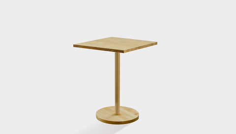 reddie-raw cafe & bar pedestal table 60 x 60 x 75H *cm / Solid Reclaimed Wood Teak~Oak / Wood Bob Pedestal Square Cafe & Bar Table  Square (2 heights)