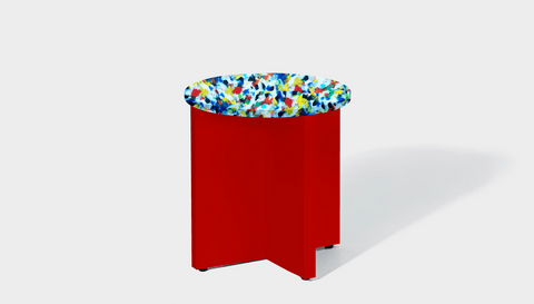 reddie-raw round side table Bob Side Table Round- Recycled Bottle Tops