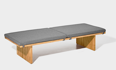 reddie-raw daybed 200W x 75D x 40H (cm) / Fabric~Vienna Midgrey / Wood Teak~Oak Bob Day Bed