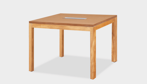 reddie-raw desk 100W x 100D x 75H *cm / Wood-Veneer~Teak / Wood Teak~Oak Bob Hot Desk