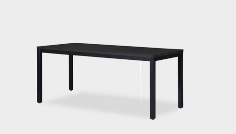 reddie-raw desk 150L x 60D x 75H *cm / Wood Teak~Black / Metal~Black Bob Desk