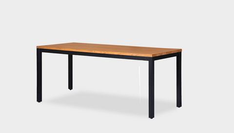 reddie-raw desk 150L x 60D x 75H *cm / Wood Teak~Natural / Metal~Black Bob Desk