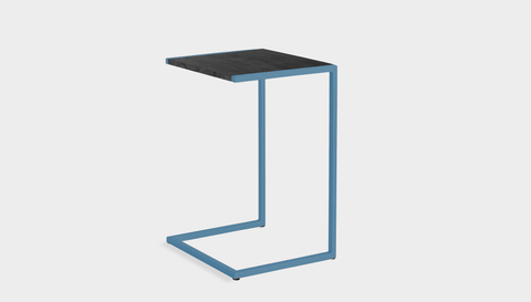 reddie-raw laptop table 45W x 40D x 65H *cm / Wood-Veneer~Black / Metal~Blue Suzy Laptop Table