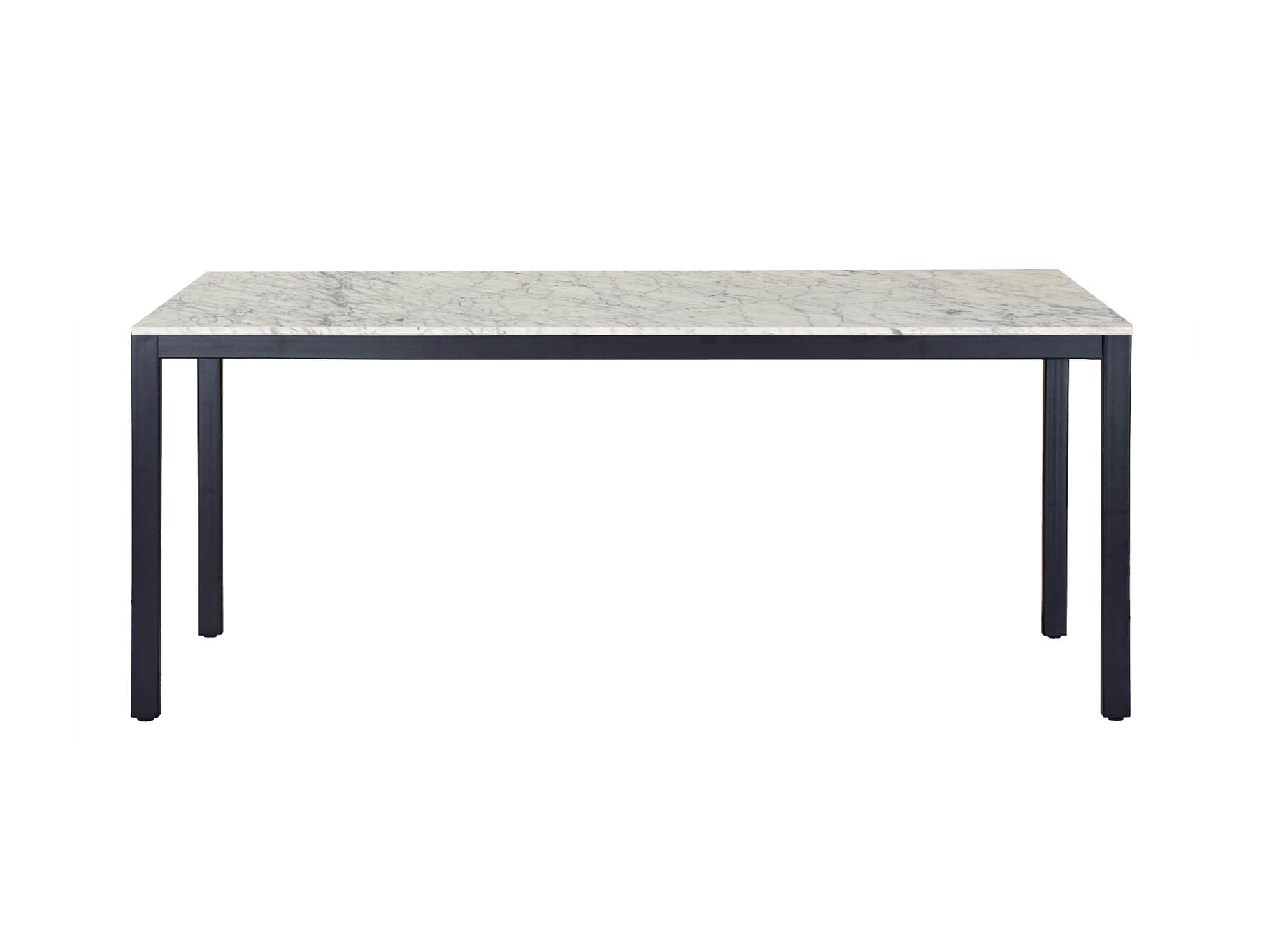 reddie-raw rectangular Bob Table - Marble