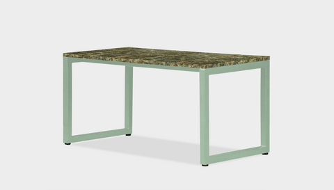 reddie-raw rectangular coffee table 90 x 45 x 45H *cm / Stone~Forest Green / Metal~Mint Suzy Coffee Table Rectangular/Bench