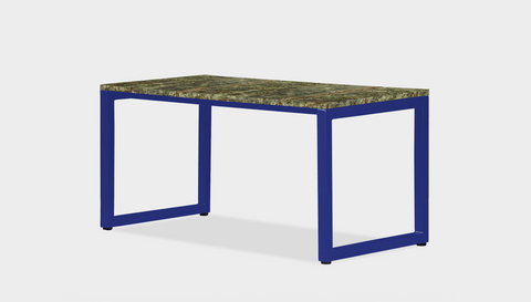 reddie-raw rectangular coffee table 90 x 45 x 45H *cm / Stone~Forest Green / Metal~Navy Suzy Coffee Table Rectangular/Bench