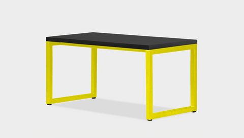 reddie-raw rectangular coffee table 90 x 45 x 45H *cm / Wood Teak~Black / Metal~Yellow Suzy Coffee Table Rectangular/Bench