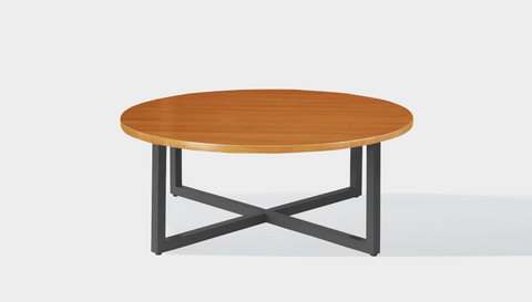 reddie-raw round coffee table 90dia x 35H *cm / Wood Teak~Natural / Metal~Grey Suzy Coffee Table Round
