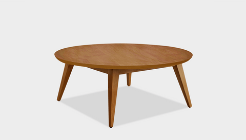 reddie-raw round coffee table 90dia x 35H *cm / Wood Teak~Natural / Wood Teak~Natural Vinny Coffee Table Round