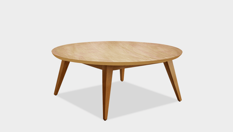 reddie-raw round coffee table 90dia x 35H *cm / Wood Teak~Oak / Wood Teak~Natural Vinny Coffee Table Round
