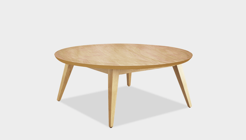 reddie-raw round coffee table 90dia x 35H *cm / Wood Teak~Oak / Wood Teak~Oak Vinny Coffee Table Round