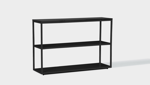 reddie-raw shelf 120W x 35D x 80H *cm / Wood Teak~Black / Metal~Black Suzy Shelf / Bookcase