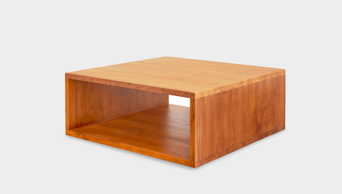 reddie-raw square coffee table 90 x 90 x 35H *cm / Wood Teak~Oak / Wood Teak~Natural Bob Coffee Table Square