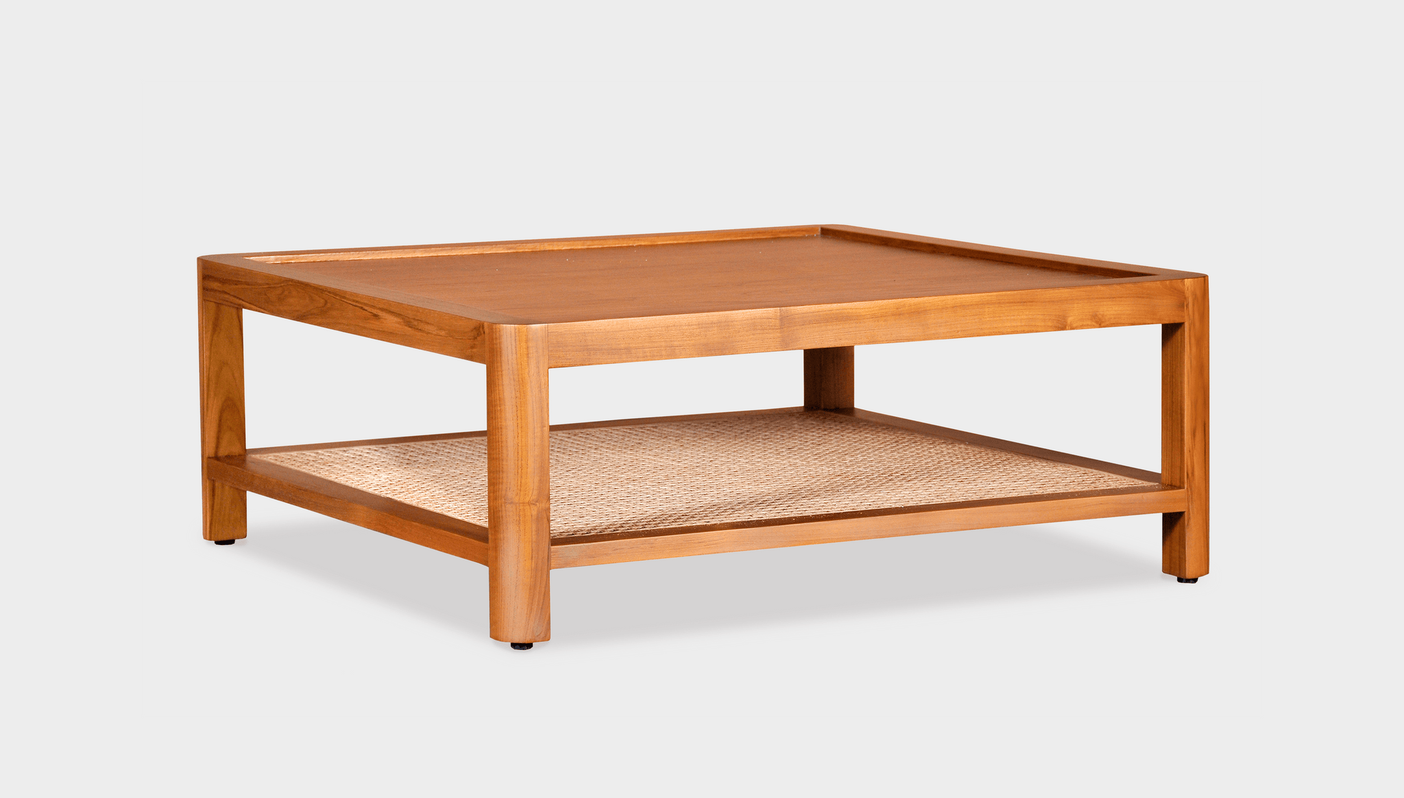 reddie-raw square coffee table 90W x 90D x 35H *cm / Wood Teak~Natural Rita Coffee Table
