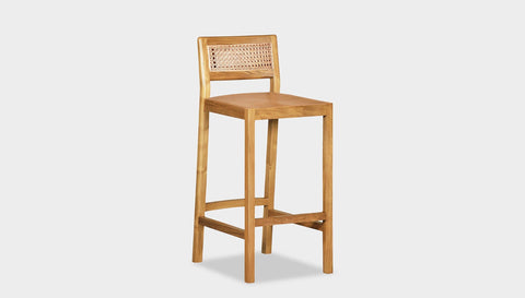 reddie-raw stool COUNTER 42W x 47D x 90 H (65H seat) / Wood Teak~Oak / Wood~Na Rita Bar Stool