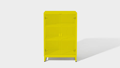 reddie-raw storage cupboard 60W x 45D x 90H  *cm (no planter box) / Lacquer~Yellow NCW Storage Unit with and without planter