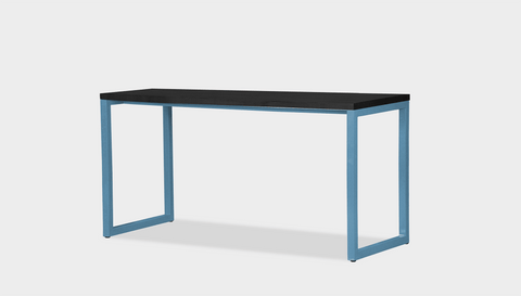 reddie-raw desk 150L x 35D x 75H *cm / Wood Teak~Black / Metal~Blue Suzy Desk