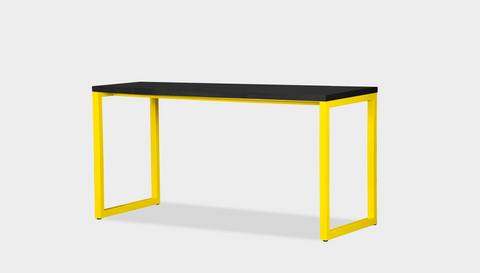 reddie-raw desk 150L x 35D x 75H *cm / Wood Teak~Black / Metal~Yellow Suzy Desk