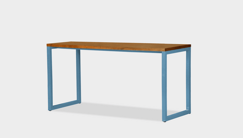 reddie-raw desk 150L x 35D x 75H *cm / Wood Teak~Natural / Metal~Blue Suzy Desk