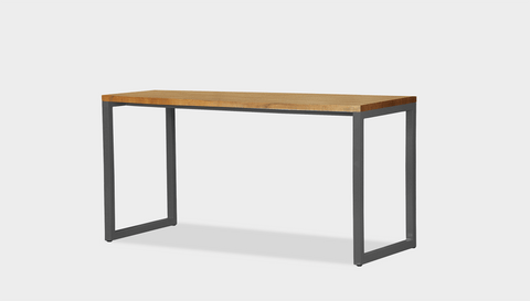 reddie-raw desk 150L x 35D x 75H *cm / Wood Teak~Oak / Metal~Grey Suzy Desk