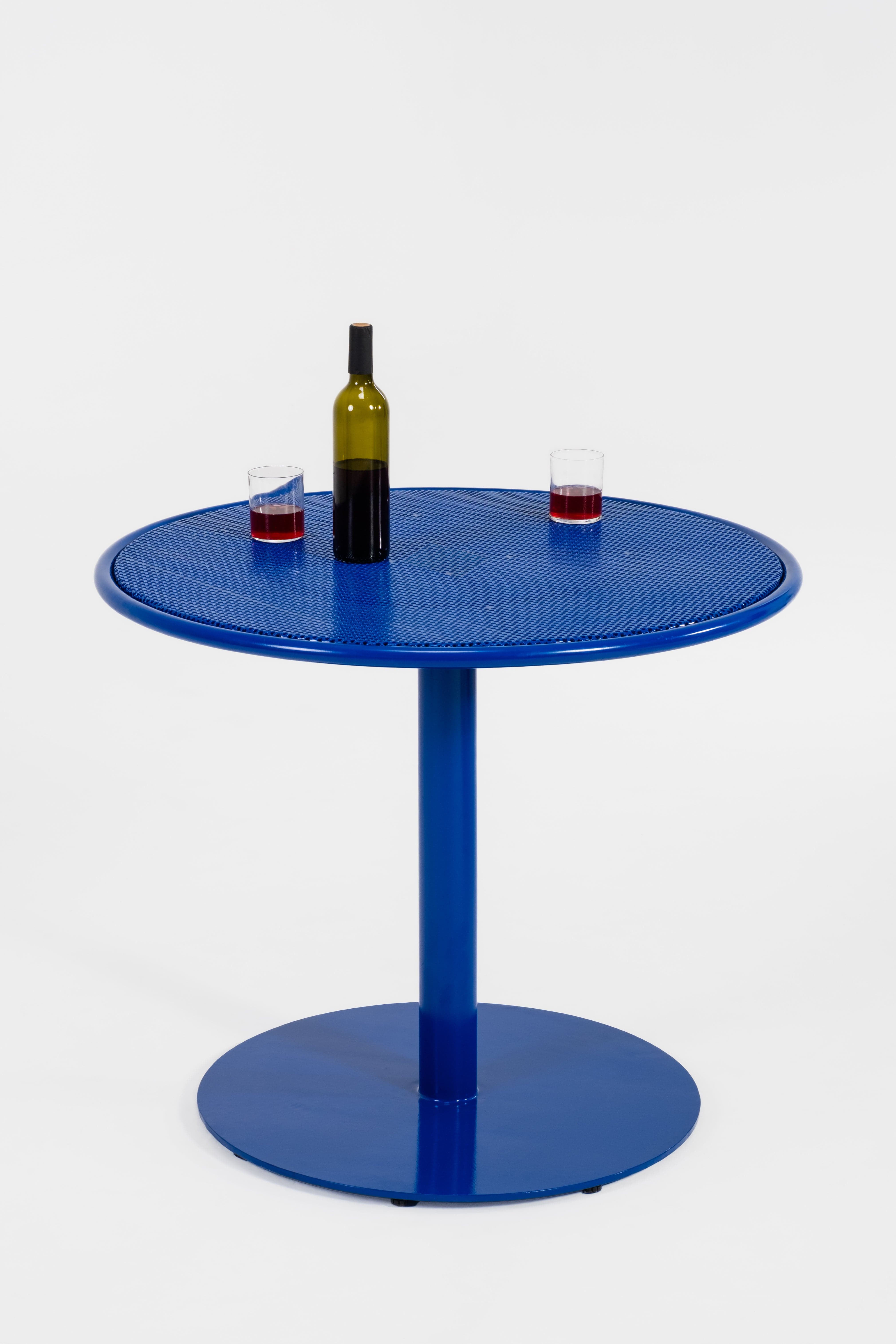 Bob Outdoor Pedestal Cafe Bar Table Metal (2 heights) – Reddie