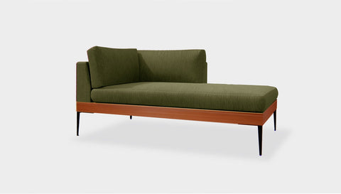 reddie-raw sofa (C160RH) 90W x 160D x 75H (42H seat) *cm / Fabric~Magma Grass / Solid Reclaimed Wood Teak~Natural Andi Sofa Sectional