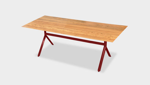 reddie-raw rectangular 160L x 90D x 75H *cm / Solid Reclaimed Wood Teak~Oak / Metal~Rust Andi Table