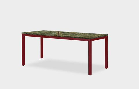 reddie-raw desk 150L x 60D x 75H *cm / Stone~Forest Green / Metal~Rust Bob Desk