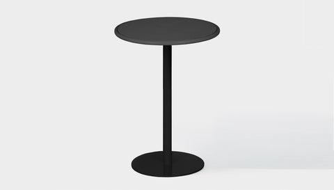 reddie-raw outdoor dining table round Bob Outdoor Pedestal Cafe & Bar Table- Metal (2 heights)