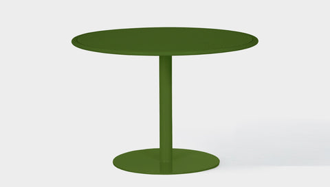 reddie-raw outdoor table 60dia x 75H *cm / Metal~Green Bob Outdoor Pedestal Table- Metal