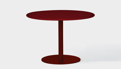 reddie-raw outdoor table 60dia x 75H *cm / Metal~Rust Bob Outdoor Pedestal Table- Metal