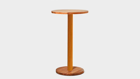 reddie-raw cafe & bar pedestal table 60dia x 100H *cm / Solid Reclaimed Wood Teak~Natural / Wood Bob Pedestal Cafe & Bar Table (2 heights)
