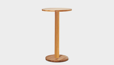 reddie-raw cafe & bar pedestal table 60dia x 100H *cm / Solid Reclaimed Wood Teak~Oak / Wood Bob Pedestal Cafe & Bar Table (2 heights)