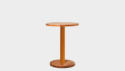 reddie-raw cafe & bar pedestal table 60dia x 75H *cm / Solid Reclaimed Wood Teak~Natural / Wood Bob Pedestal Cafe & Bar Table (2 heights)