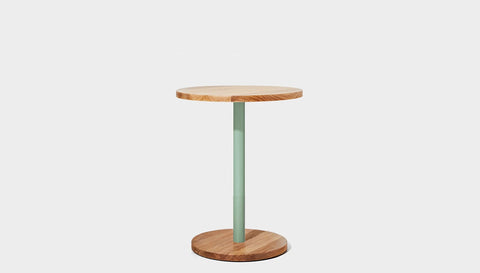 reddie-raw cafe & bar pedestal table 60dia x 75H *cm / Solid Reclaimed Wood Teak~Oak / Metal~Mint Bob Pedestal Cafe & Bar Table (2 heights)