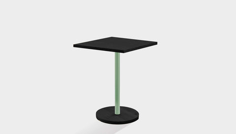 reddie-raw cafe & bar pedestal table 60dia x 75H *cm / Solid Reclaimed Wood Teak~Black / Metal~Mint Bob Pedestal Square Cafe & Bar Table (2 heights)