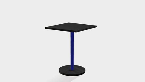 reddie-raw cafe & bar pedestal table 60dia x 75H *cm / Solid Reclaimed Wood Teak~Black / Metal~Navy Bob Pedestal Square Cafe & Bar Table (2 heights)