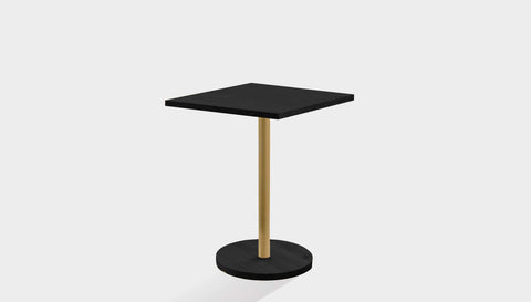 reddie-raw cafe & bar pedestal table 60dia x 75H *cm / Solid Reclaimed Wood Teak~Black / Wood Bob Pedestal Square Cafe & Bar Table (2 heights)
