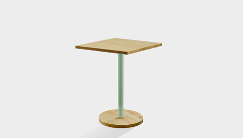 reddie-raw cafe & bar pedestal table 60dia x 75H *cm / Solid Reclaimed Wood Teak~Oak / Metal~Mint Bob Pedestal Square Cafe & Bar Table (2 heights)