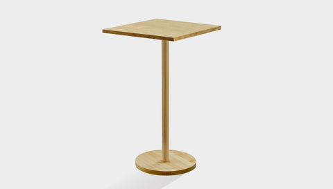 reddie-raw cafe & bar pedestal table 60 x 60 x 100H *cm / Solid Reclaimed Wood Teak~Oak / Wood Bob Pedestal Square Cafe & Bar Table  Square (2 heights)