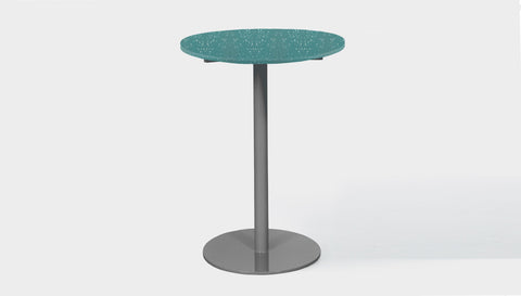 reddie-raw round Bob Pedestal Table Cafe & Bar Table- Recycled Bottle Tops (2 heights)