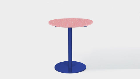 reddie-raw round Bob Pedestal Table Cafe & Bar Table- Recycled Bottle Tops (2 heights)