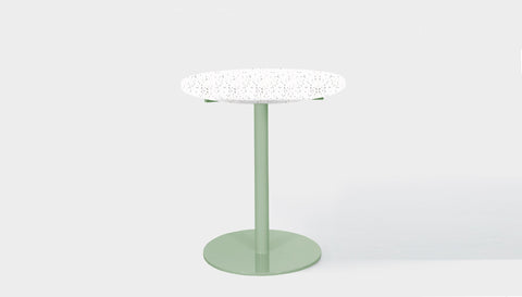 reddie-raw round 60dia x 75H *cm / Recycled Bottle Tops~Dalmation / Metal~Mint Bob Pedestal Table Cafe & Bar Table- Recycled Bottle Tops (2 heights)