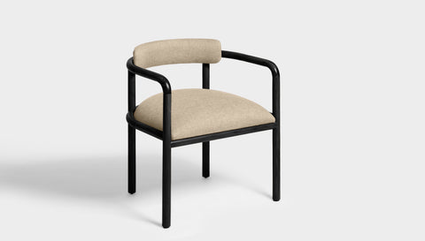 reddie-raw dining chair Cinta wood arm chair