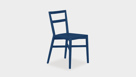 reddie-raw dining chair 46W x 49D x 82H *cm (45H seat) / Solid Reclaimed Teak Wood~Navy Jepara Dining Chair