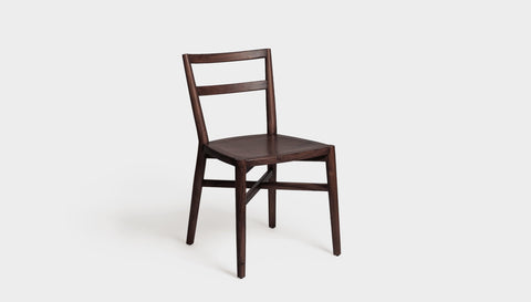 reddie-raw dining chair 46W x 49D x 82H *cm (46H seat) / Solid Reclaimed Teak Wood~Walnut Jepara Dining Chair