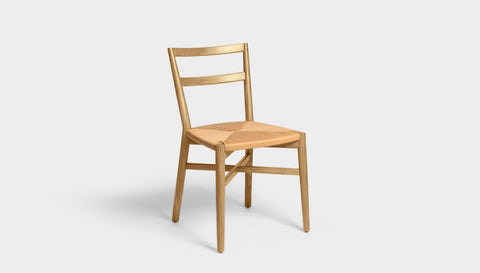 reddie-raw dining chair 46W x 49D x 82H *cm (46H seat) / Solid Reclaimed Teak Wood~Oak Jepara Rope Seat Dining  Chair