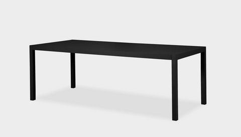reddie-raw outdoor table 160L x 90D x 75H *cm / Metal~Black Mimi Outdoor Dining Table Metal