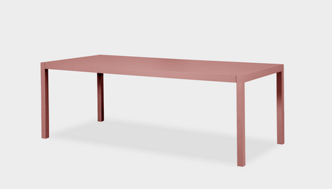 reddie-raw outdoor table 160L x 90D x 75H *cm / Metal~Pink Mimi Outdoor Dining Table Metal